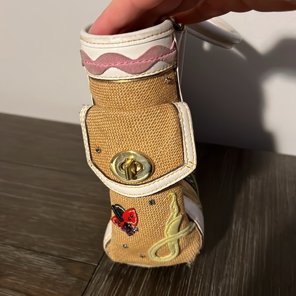 Authentic Vintage COACH Ladybug Motif Boxy Straw Tote Bag, Limited Edition -2004 - Picture 3 of 16